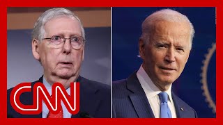McConnell calls out Biden's vaccine timeline after ignoring Trump's
