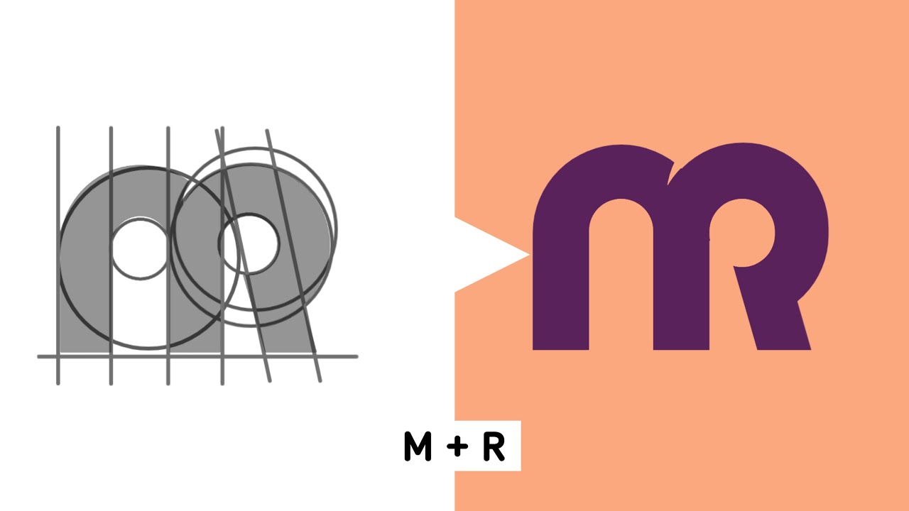 M R Monogram Design: Pixellab Tutorial - YouTube