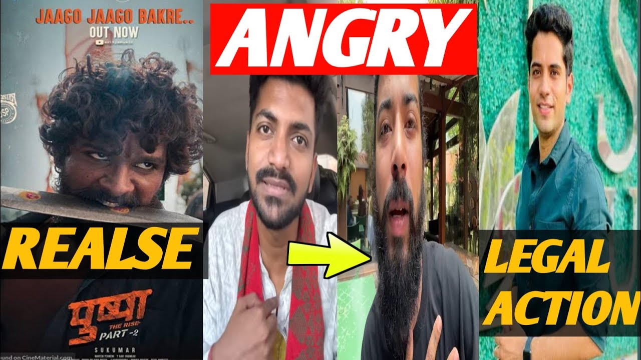 Pushpa Raj Angry Pushpa The Rule Part-2 release.. Youtuber got angry on UK07rider ...