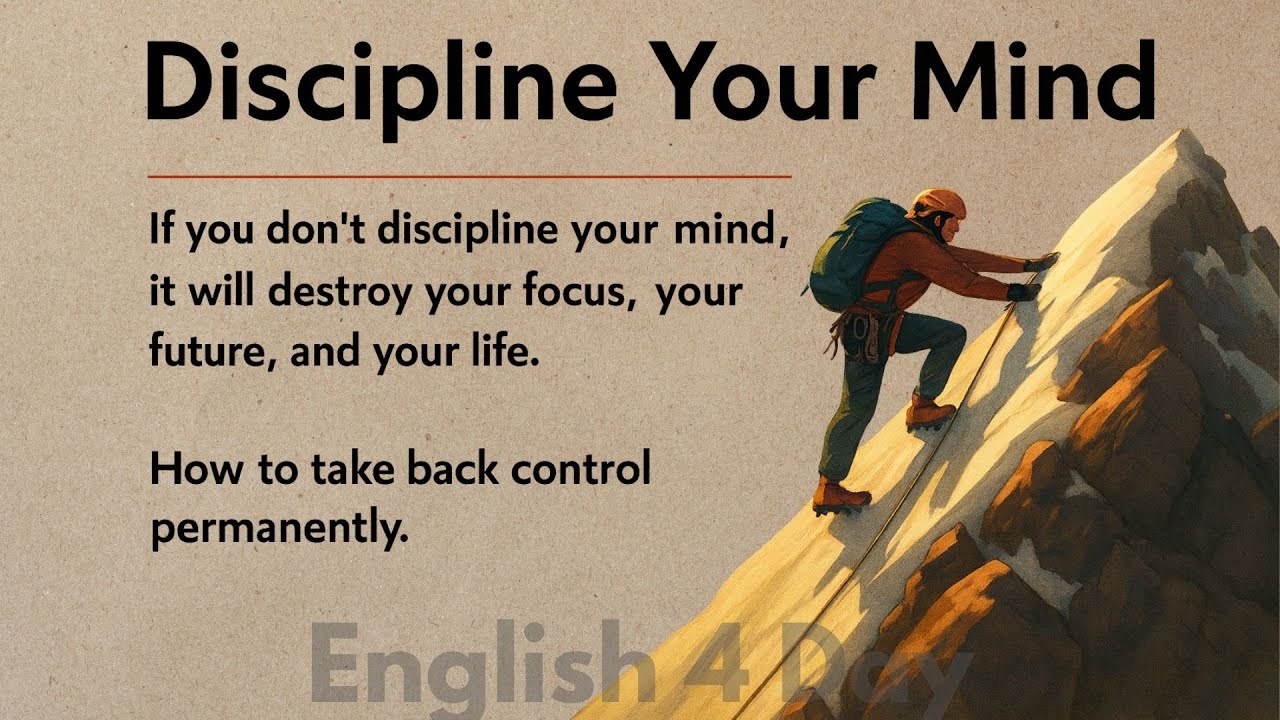 Photo inspiration: Discipline Your Mind Control Your Mind Graded Reader Improve Photo Inspiration