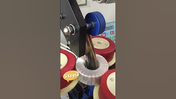 4 steps to wind the transformer coil#windingmachine #coilwinding #transformerwindingmachine #guangri