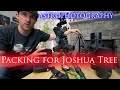 Packing for an Astrophotography trip to Joshua Tree NP... and a little R5 / Rokinon vlog test