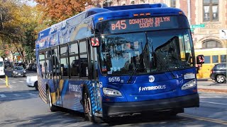 2021 New Flyer XDE40 #9516 on the B45 at Washington Avenue and Atlantic Avenue