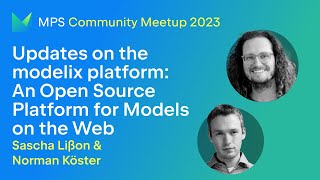 MPS Meetup 2023 - Updates on the modelix platform: An Open Source platform for models on the web screenshot 3