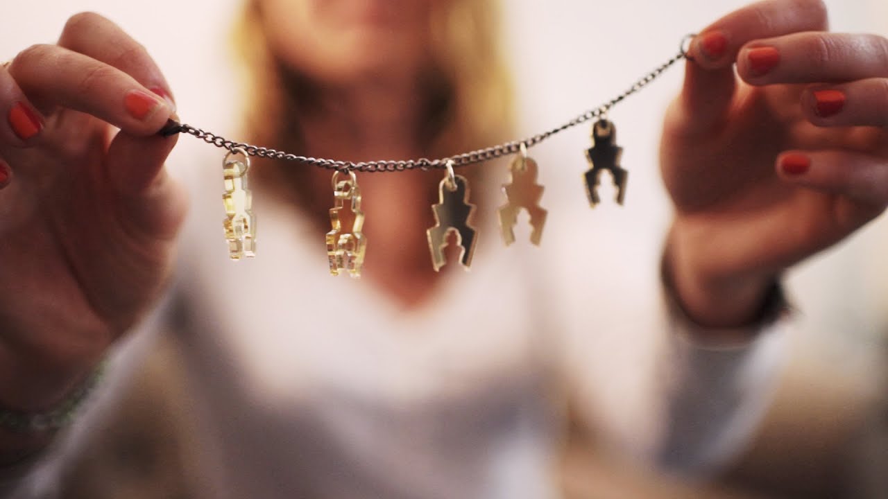 Jewellery from ewaste and acrylic off cuts YouTube