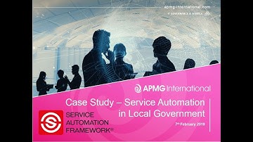 Service Automation in Local Government