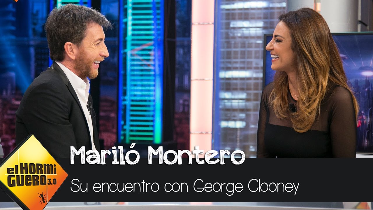 Mariló Montero tuvo un momento de gloria con George Clooney - El Hormiguero 3.0