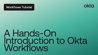 Online Meetup: A Hands-On Introduction to Okta Workflows | Workflows Tutorial