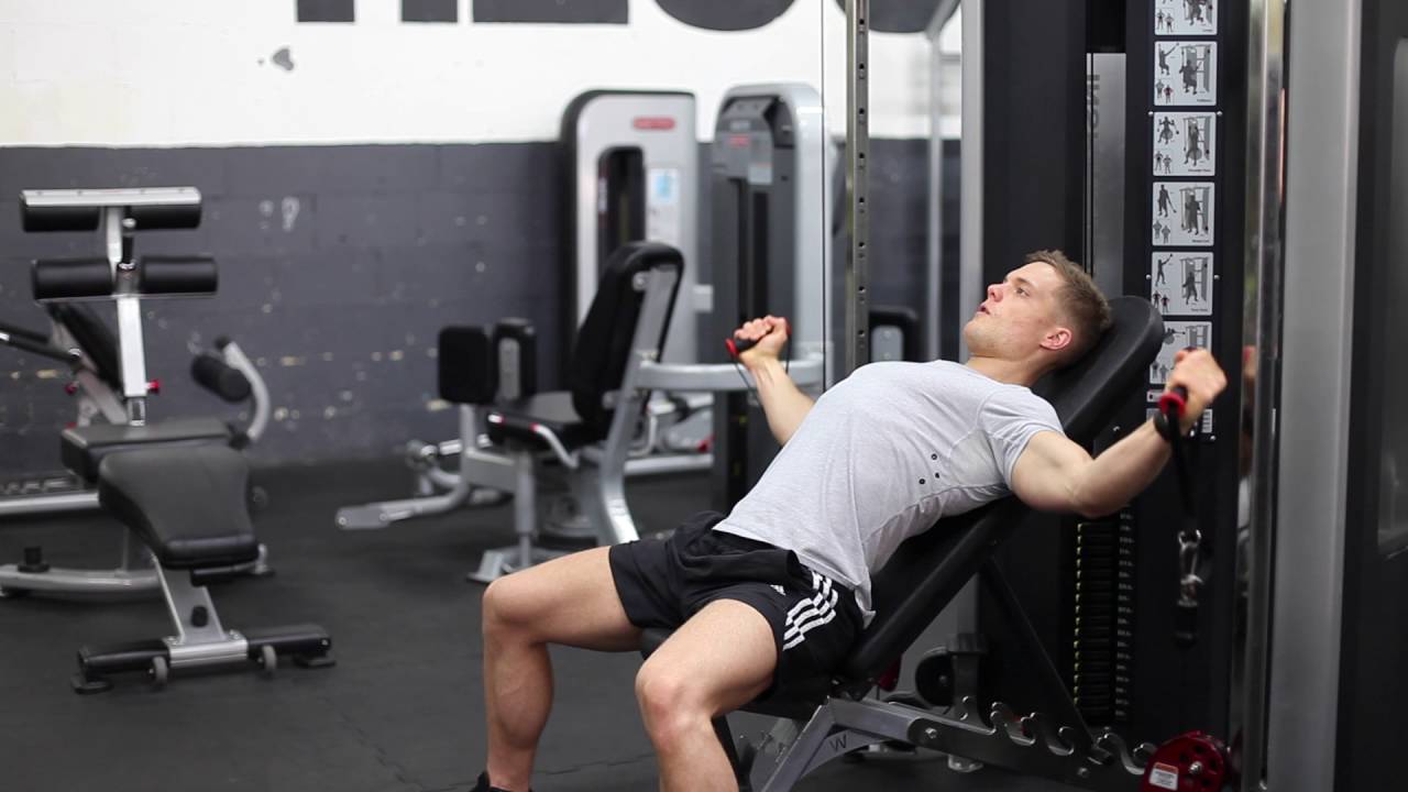 Incline Cable Flyes YouTube