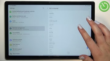 SAMSUNG Galaxy Tab A8 2021 - How To Change System Language