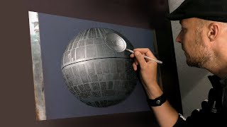 Death Star (Star Wars) 3D Speed-Painting