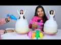 تحدي تزيين كيكة العروسة !! شوفوا مين سوا أحلى فستان! cake decorating challenge