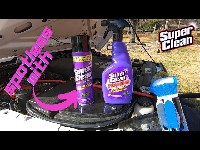 Super Clean Foaming Degreaser!!! How to detail an engine bay with