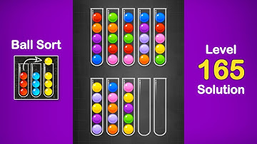 Ball Sort Puzzle Solution Level 165