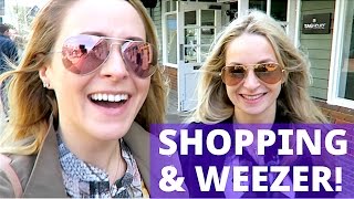 Sister Shopping Trip & Weezer! April 5th