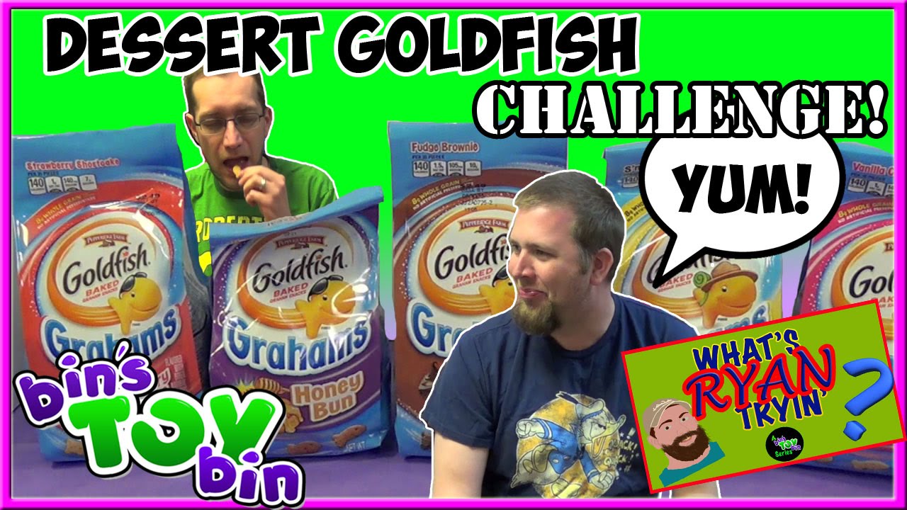 Dessert Goldfish Grahams Challenge & Taste Test! YUMMY! What's Ryan
