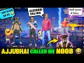 Ajjubhai Call Me Noob 😡आजा 1 vs 2 में 😂- Garena Free Fire