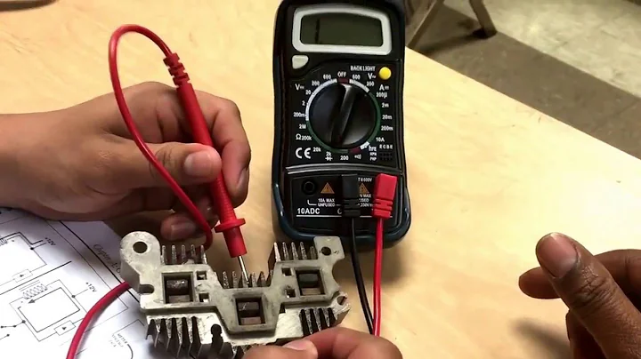 Quick check alternator diode trio