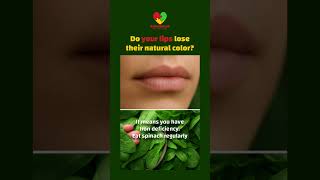 Pale Lips? 👄 #lips #didyouknow #awareness #shorts #healthyfood