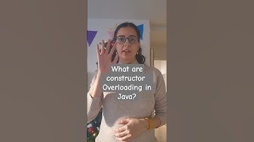 Q15: What are constructors overloading in java? #javaexperts #javaprogrammingforbeginners #testing