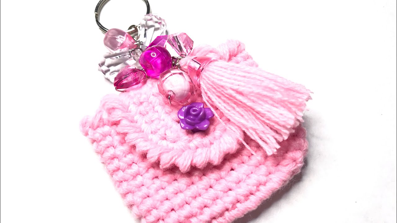 Micro Crocheted Hedgehog Keyring/bag Charm/keychain 