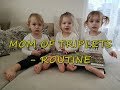 Sama w domu z trojaczkami - RUTYNA | Mom of triplets - ROUTINE
