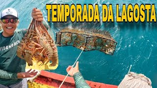 TEMPORADA DE PESCA DA LAGOSTA  DIA A DIA DE UM PESCADOR ARTESANAL ( DIEGO PESCADOR AMADOR)