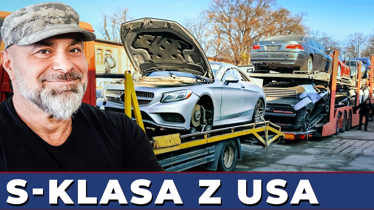Rozładunek Mercedesa kupionego za 41000zł w USA
