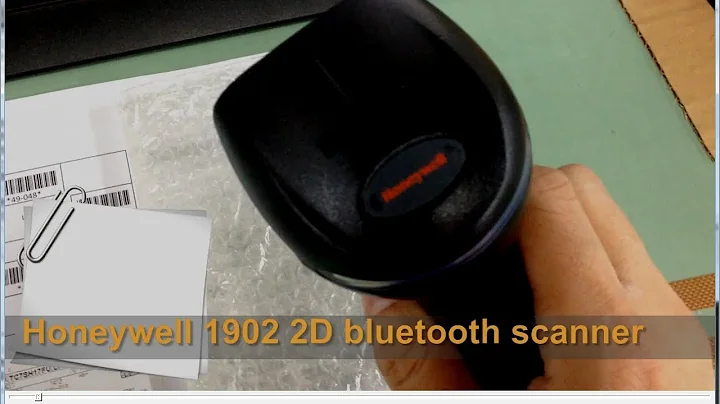 HoneyWell 1902 Bluetooth 2D Barcode Scanner Turbo Mode Test 藍芽無線條碼掃描器 - 天天要聞