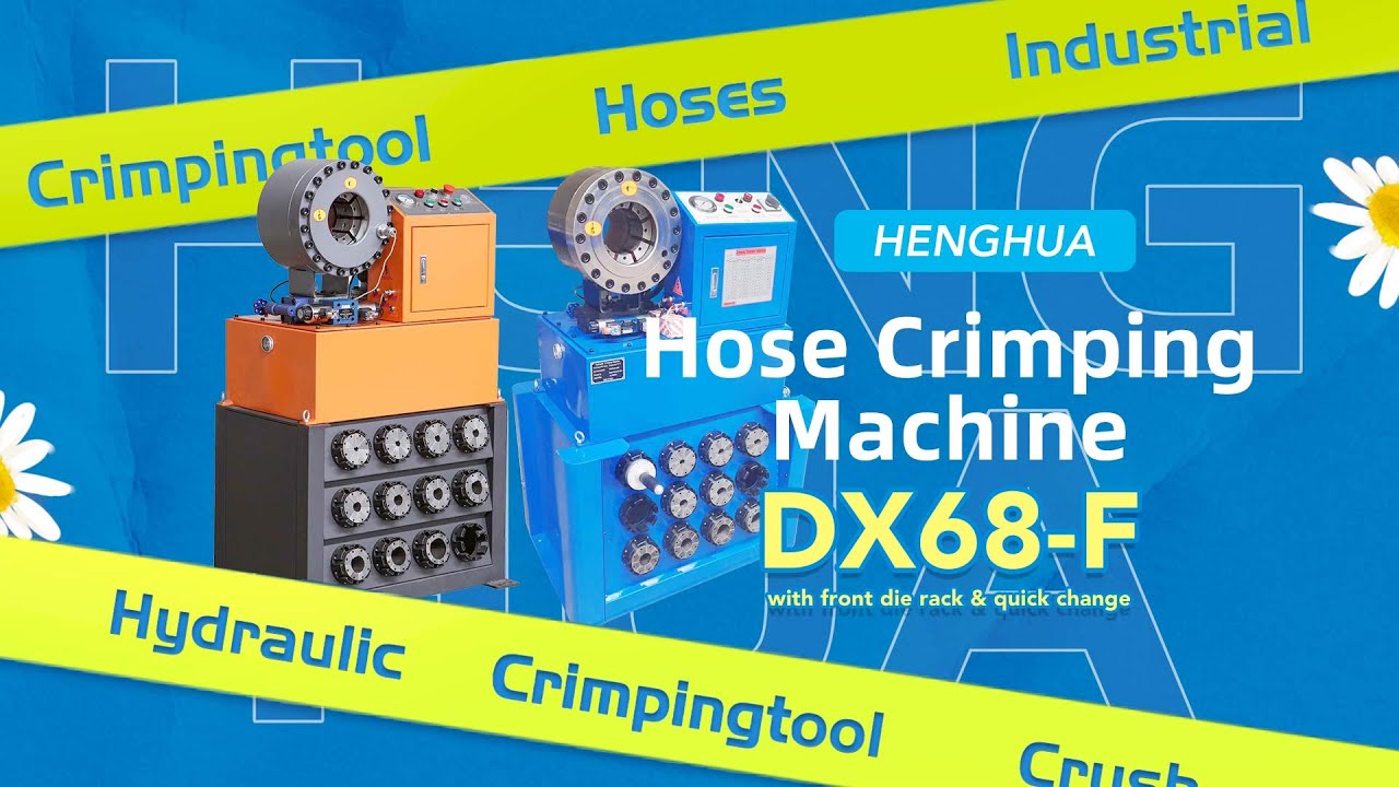 How to Use Hydraulic Hose Crimping Machine With Fast Die Change Tool ...