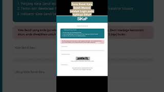 Form Reset Kata Sandi yang muncul setelah penyedia login pada SIKaP #SIKaP #penyedia #pengadaan