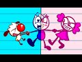 Nate Falls Into The Pink Side | Animated Cartoons Characters | Animated Short Films