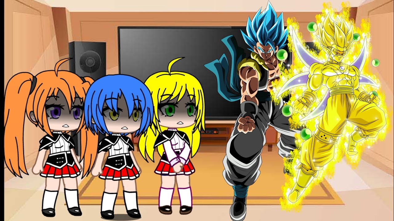 💫las integrantes del clan gremory reaccionan a dragón ball heroes 5/final de saga conflicto universa