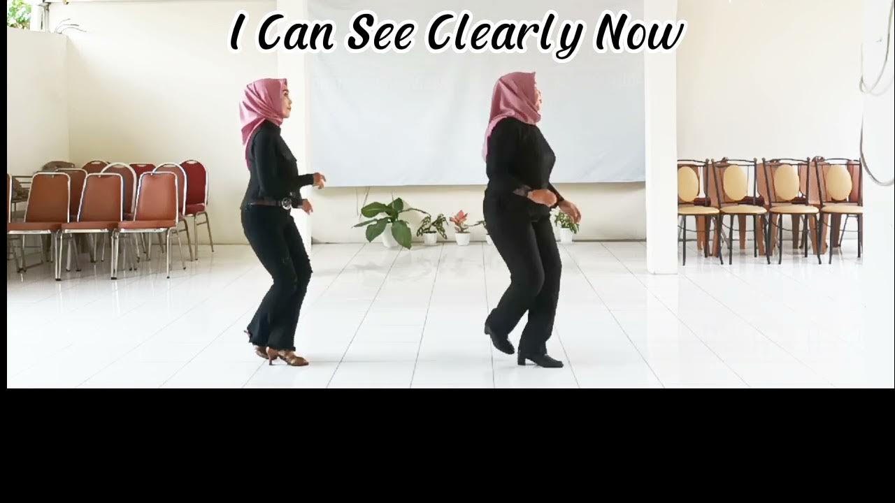 I Can See Clearly Now Line Dance. Choreo by Enny Darmaji (INA