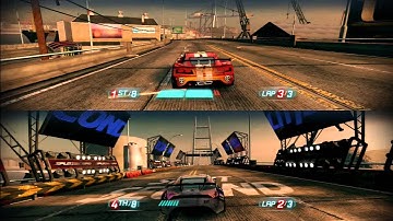 Split Second Split Screen Race, Port Bridge PS3 5