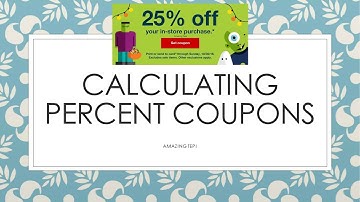 CALCULATING CVS PERCENTAGE COUPONS | DETAILED VIDEO