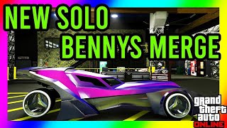 *PATCHED* SOLO CAR TO CAR MERGE GLITCH IN GTA 5 ONLINE!! F1/BENNYS MERGE GLITCY 1.52 screenshot 4