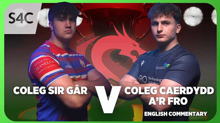 LIVE RUGBY: Coleg Sir Gar v Cardiff and Vale College | Ysgolion a cholegau | S4C