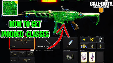 How to use MODDED CLASSES in Black ops 4+ *NO SAVE WIZARD NEEDED*