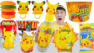 편의점 캐릭터 먹방 모음 Convenience Store Character Mukbang Best Collection 아이스크림 포켓몬 캔디 젤리 짜장면 떡볶이 JJAEMI째미