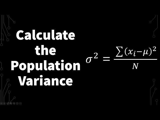 Unveil the Secrets: Uncover Population Variance for Statistical Mastery 3 sddefault