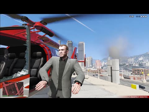 GTA 5 - Los Santos Showdown Of Niko Bellic + Six Star Escape