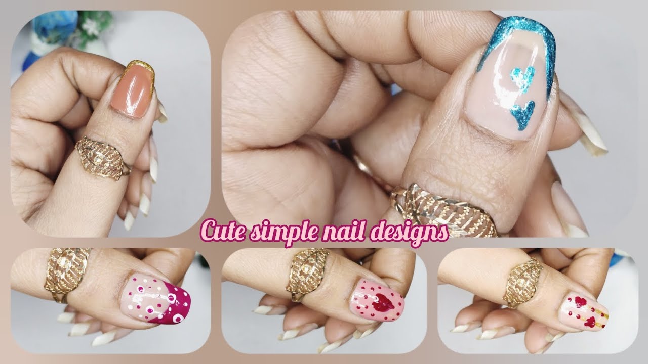 20 Simple Nail Designs for Beginners | Diy nail designs, Simple nail art  designs, Nail art diy
