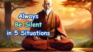 Always Be Silent in 5 Situations - A Zen Master Motivational story