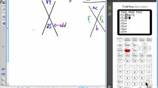 Factoring with Graphing Calculator