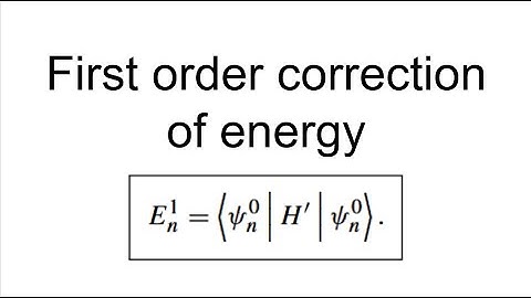 Griffiths QM 7.1.1: First order correction of energy for Non-degenerate perturbation theory