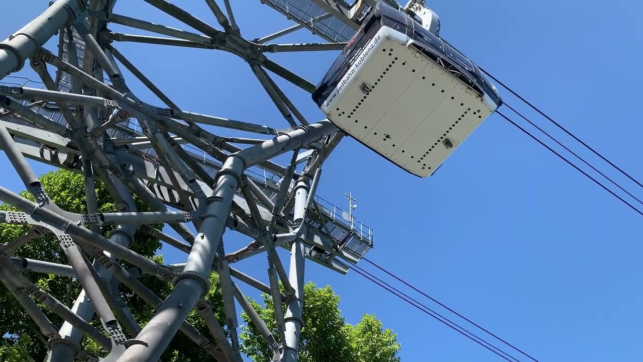 The beautiful city of Koblenz of Germany on the Rhein river