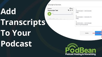 Add Transcripts To Your Podcast and Closed Captions