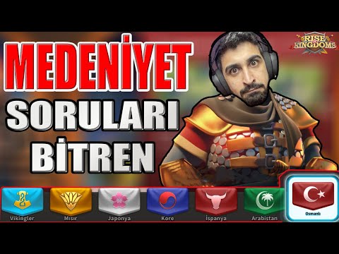 MEDENİYET SORULARINI BİTİREN