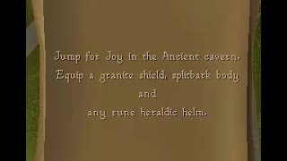Ancient cavern OSRS clue